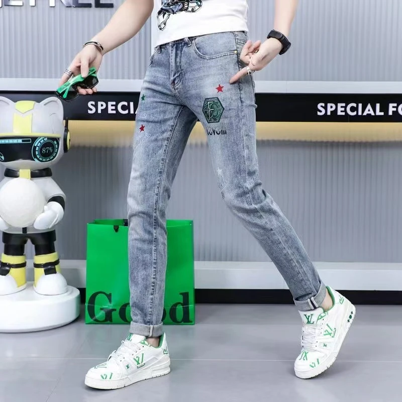 【清货】时尚百搭春夏男士牛仔裤休闲户外弹力