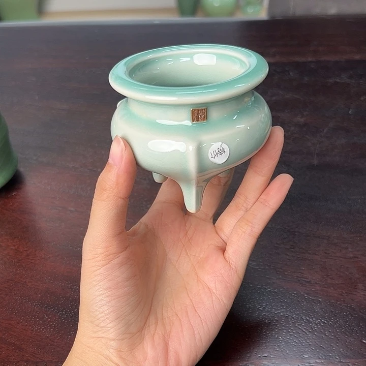 龙泉云间青瓷小米茶器