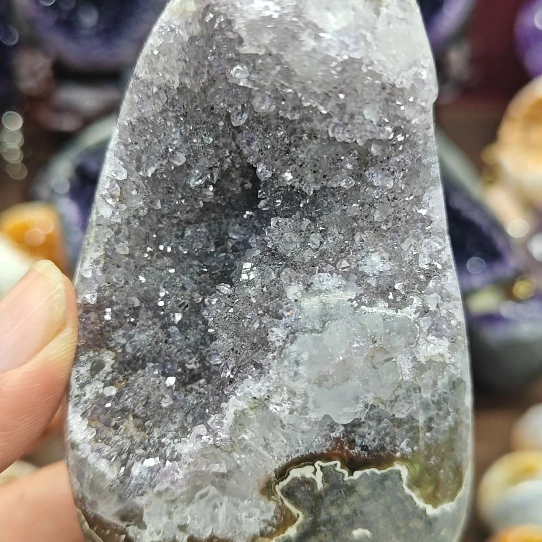 紫晶银S925镶嵌大型摆件（非配饰）