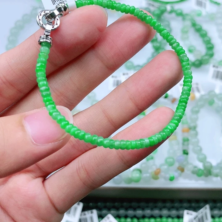 未镶嵌手链翡翠翡翠