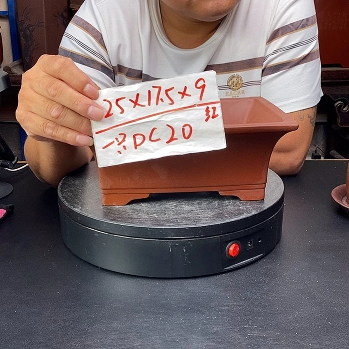 紫砂花盆货号一只DC20