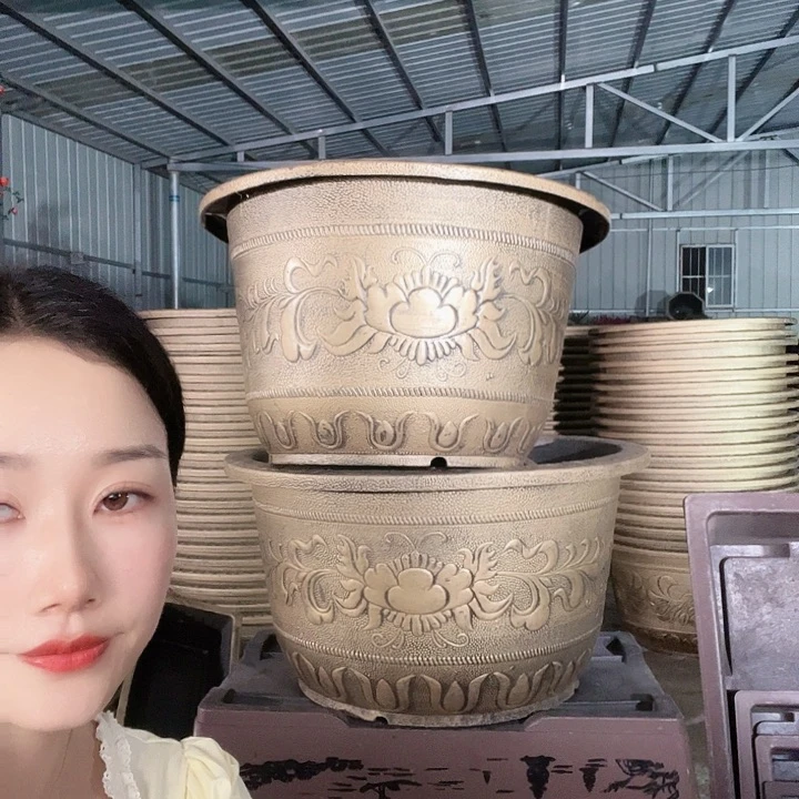 圆形73花盆2个有孔