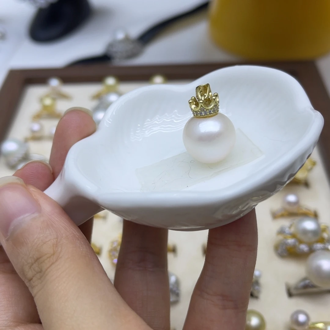 颈饰淡水珍珠银S925镶嵌