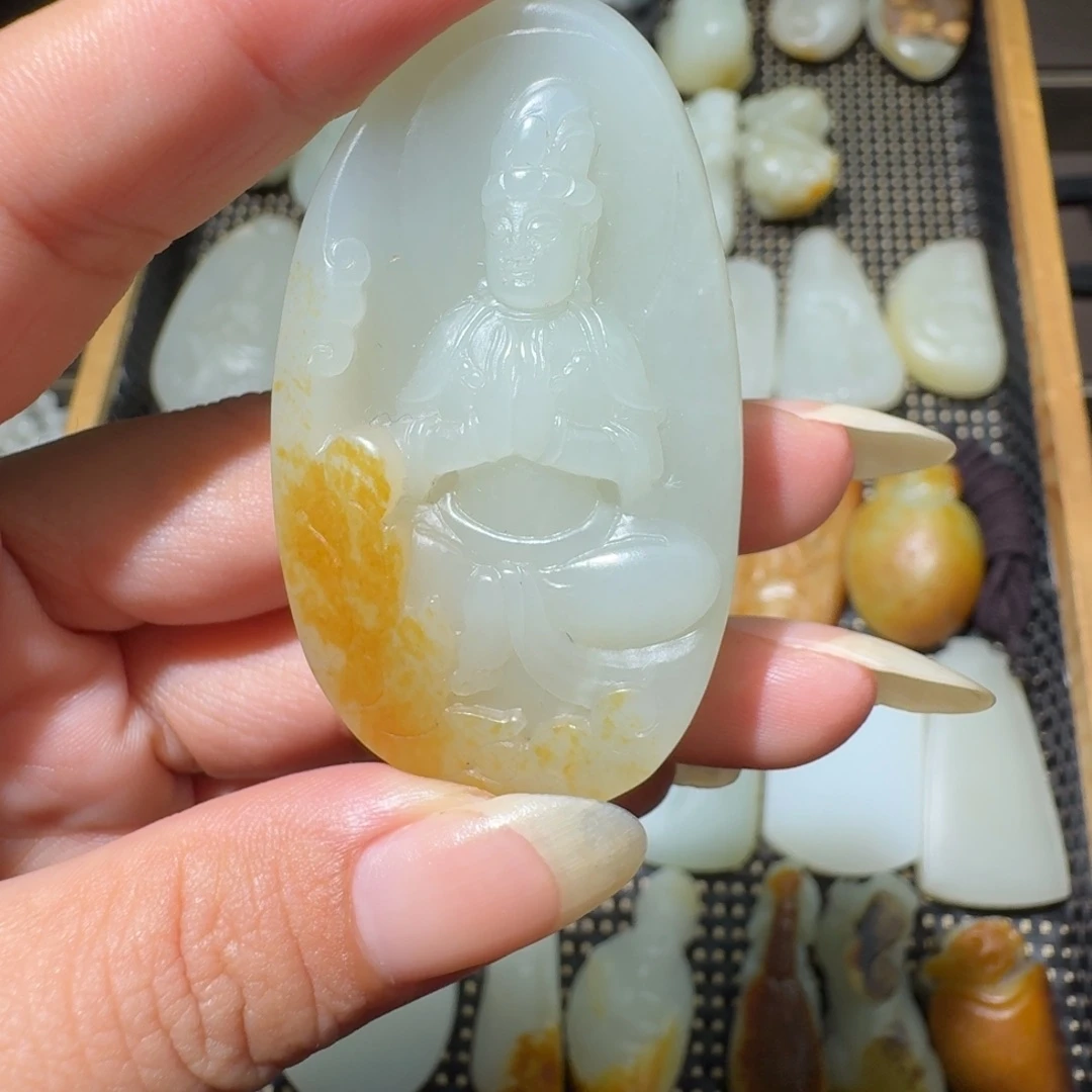 吊坠(不含链)未镶嵌和田玉