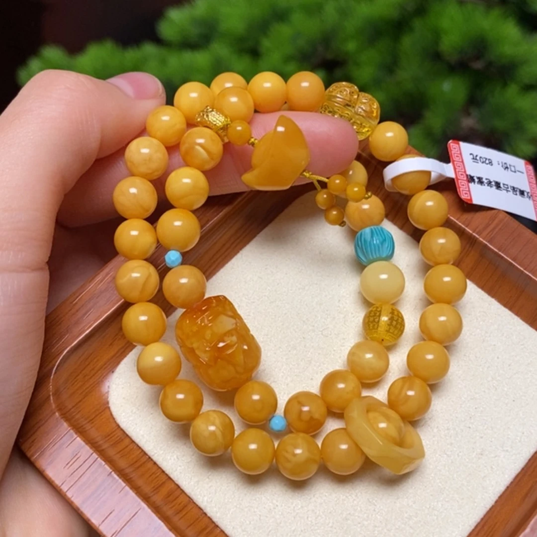 【闪购商品】手链蜜蜡未镶嵌手串