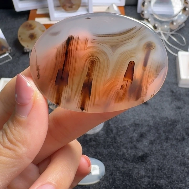 玛瑙/玉髓未镶嵌摆件