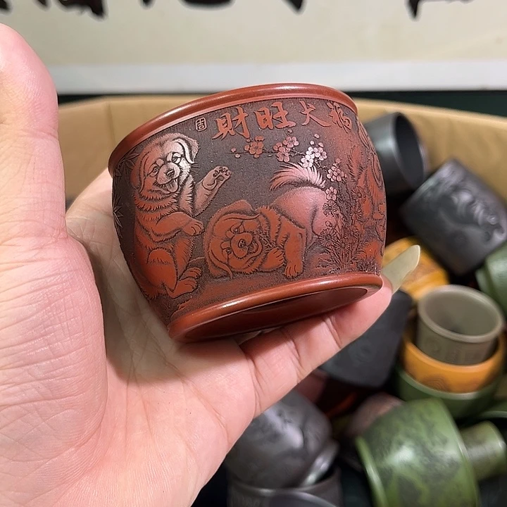 茶杯紫砂全手工紫砂主人杯