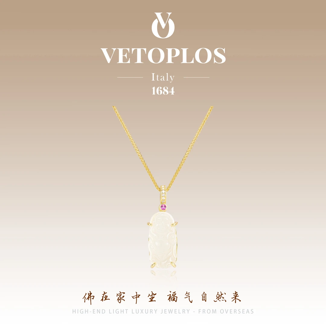 【佛佑平安】Vetoplos秋冬限定国风款佛公项链F5278