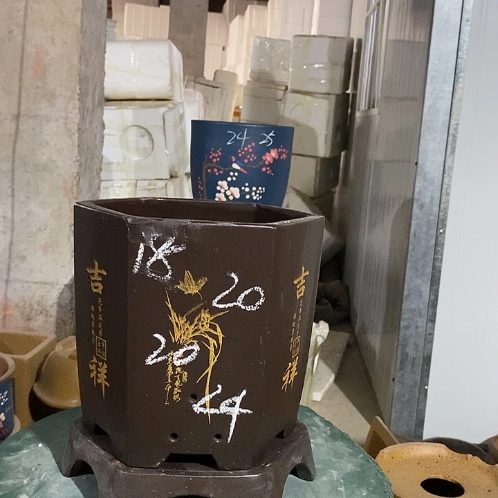 紫砂花盆紫砂花盆