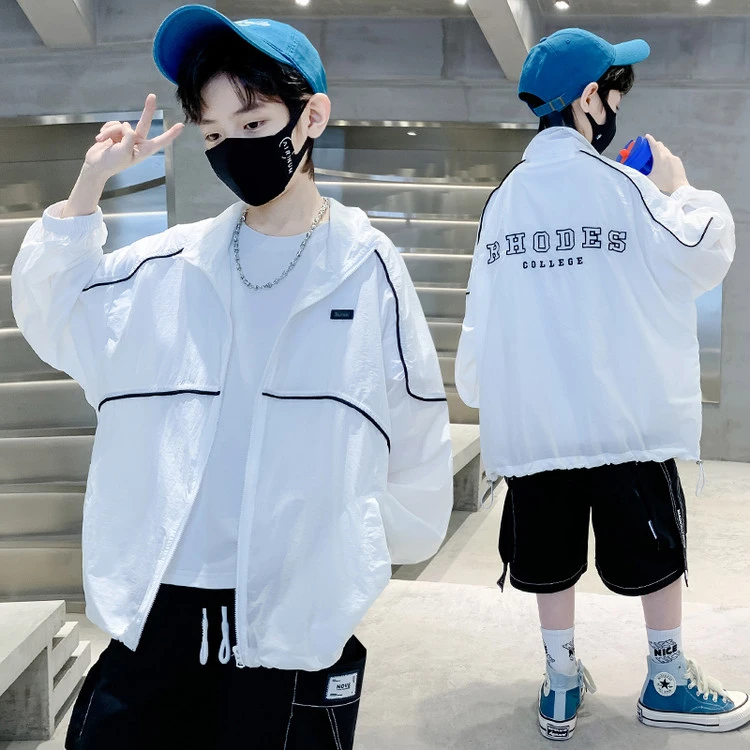 2025夏季凉感防晒衣男童休闲百搭款外套儿童防晒服/KK6578