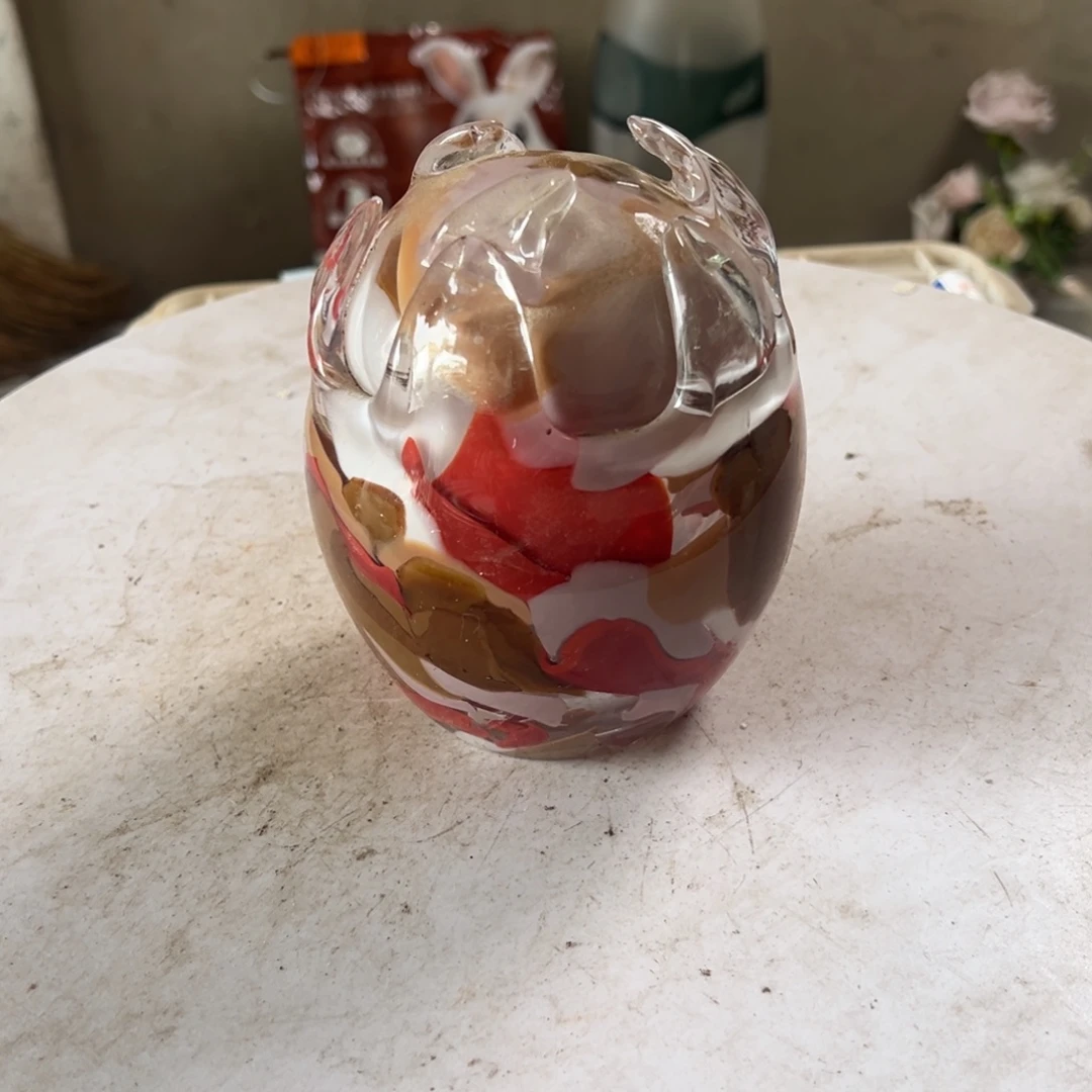弘扬琉璃花器微瑕高度13