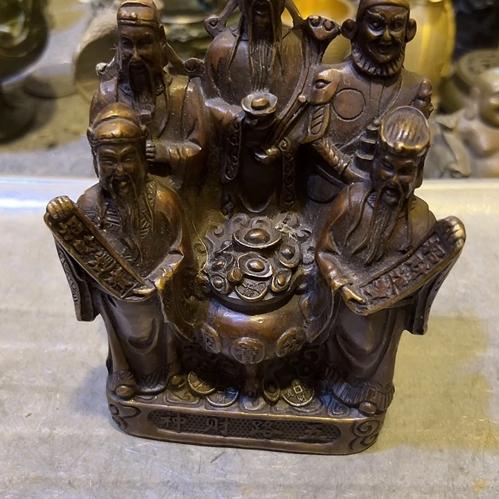 黄铜摆件，文房工艺品摆件