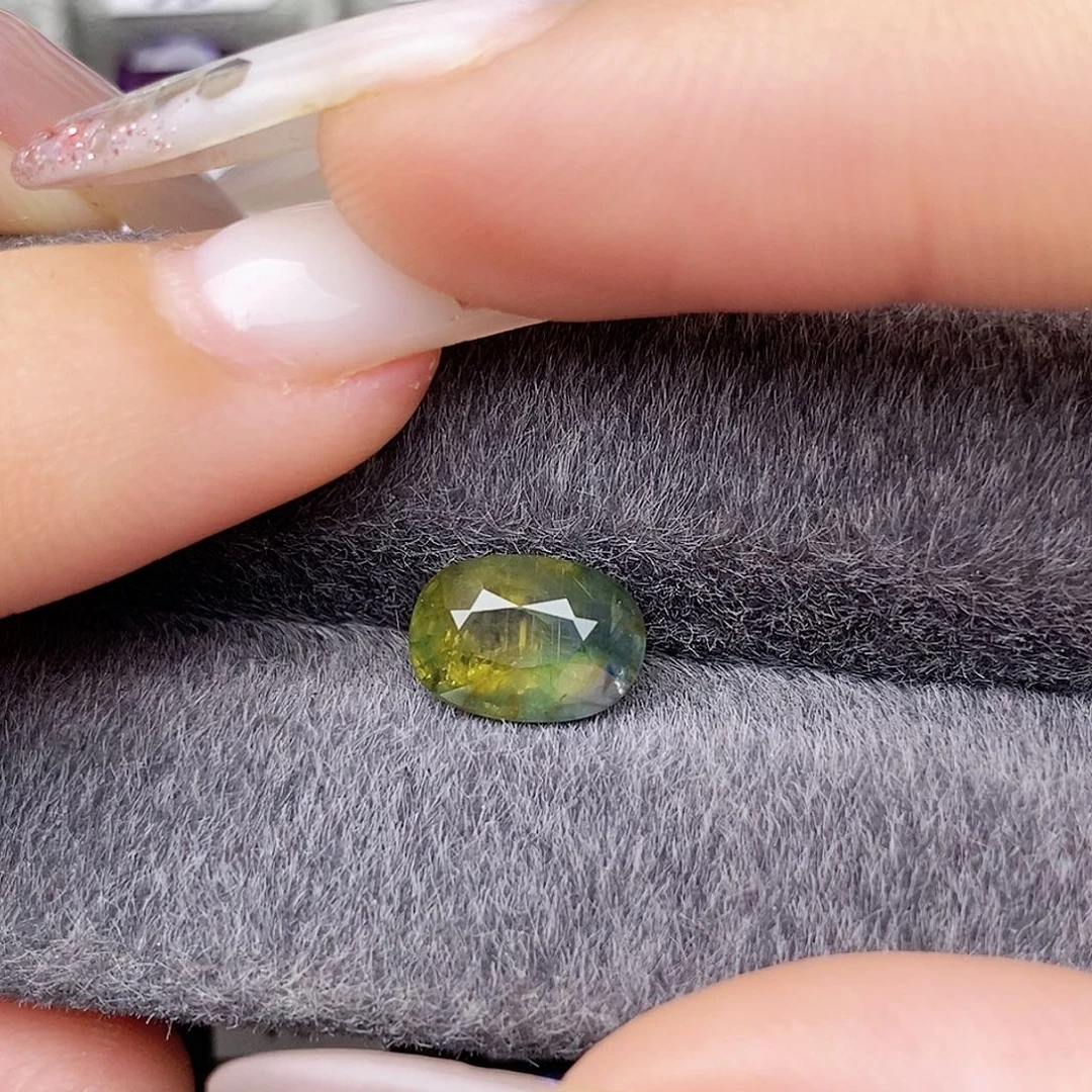 裸石蓝宝石CGRL证书无烧双色性价高3.09ct/0158