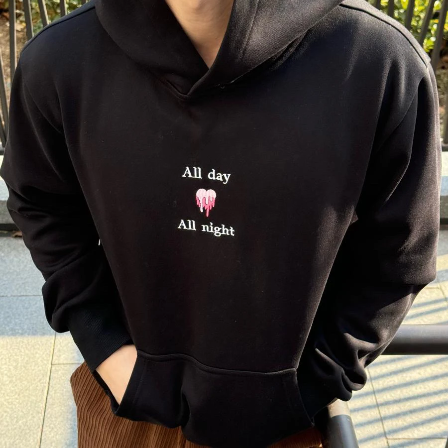 【双十一折扣】LIYUX 爱心加绒卫衣 李宇轩教练同款 休闲通勤