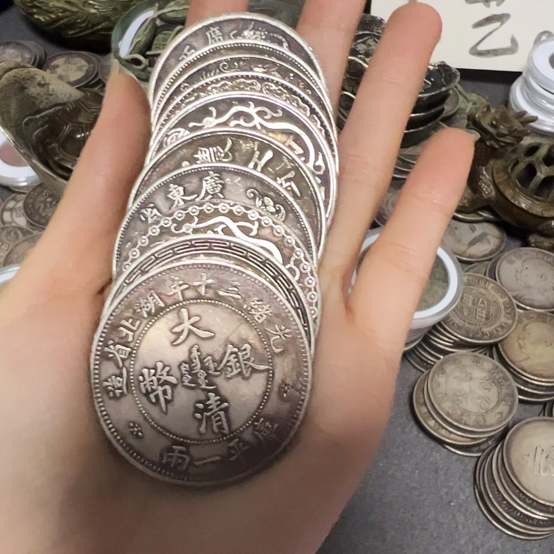 金属复古龙洋双龙