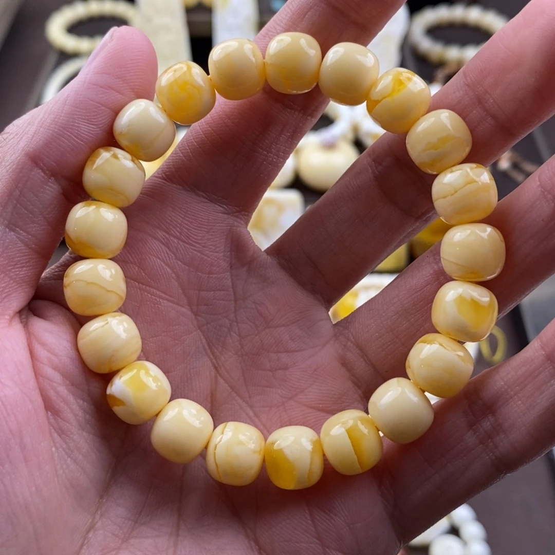琥珀裸石未镶嵌蜜蜡吊坠项链腰链