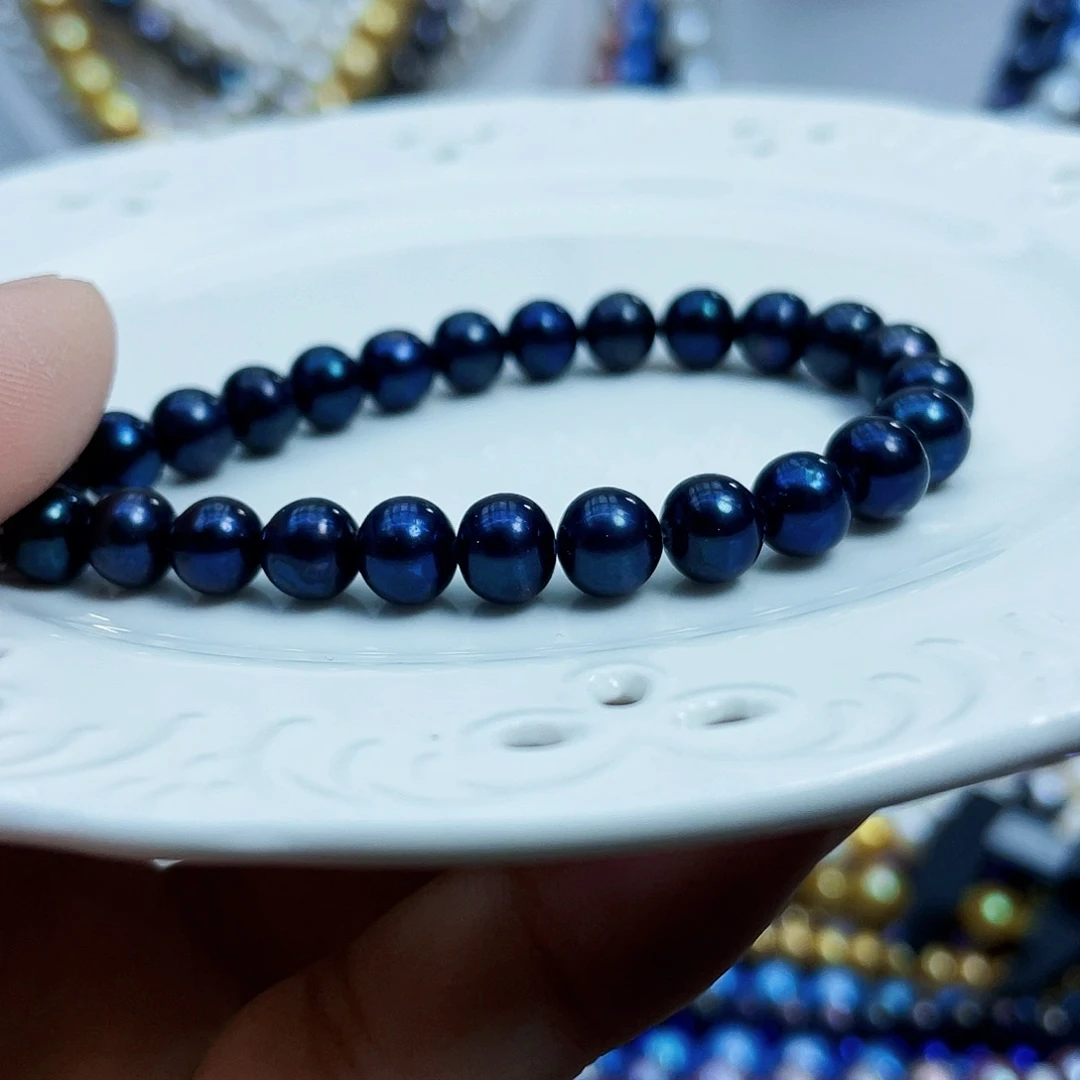 淡水珍珠颈饰银S925镶嵌