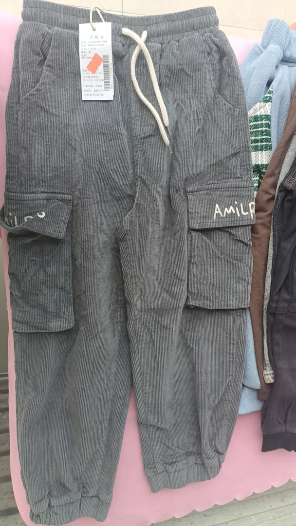 男童春秋工装裤痞帅休闲运动长裤中大童潮酷童装