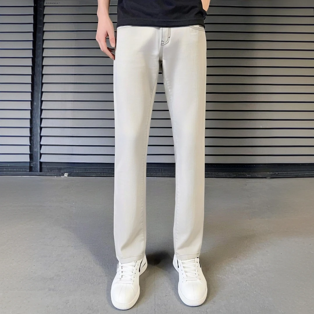 男女同款时尚百搭直筒牛仔裤968835