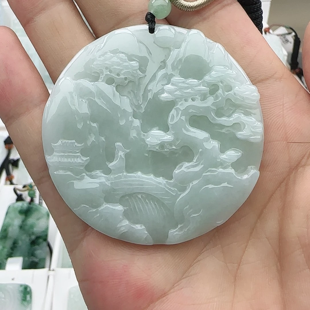 翡翠未镶嵌颈饰翡翠