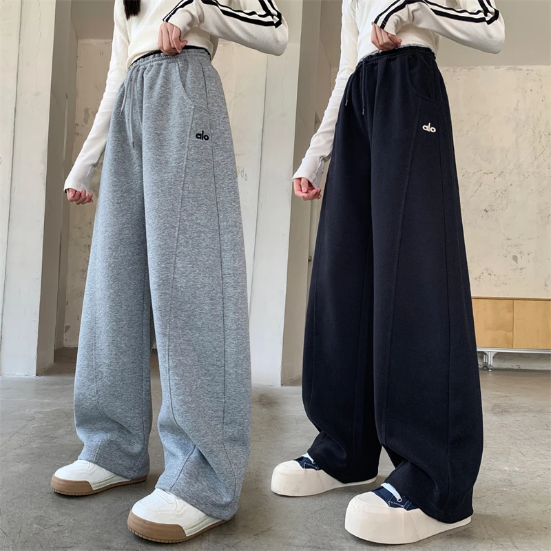 女童秋装运动裤2025新款儿童女孩秋季阔腿裤子大童休闲卫裤春秋款