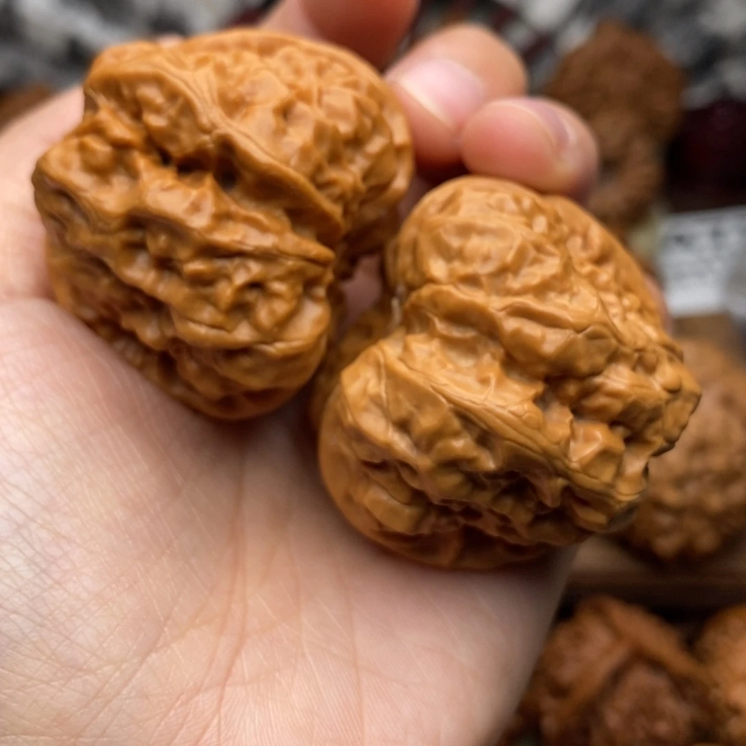 文玩核桃把件459号43.7～45蛙开背