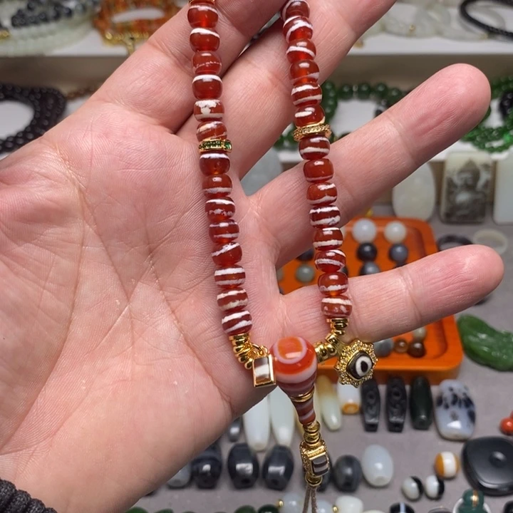 玛瑙/玉髓未镶嵌手链