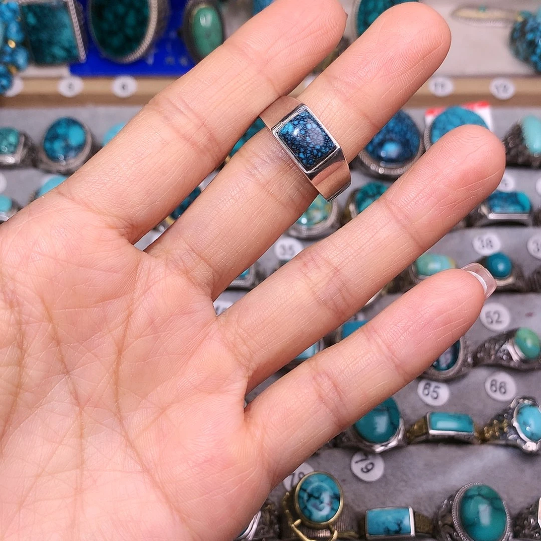 绿松石挂件未镶嵌小***号