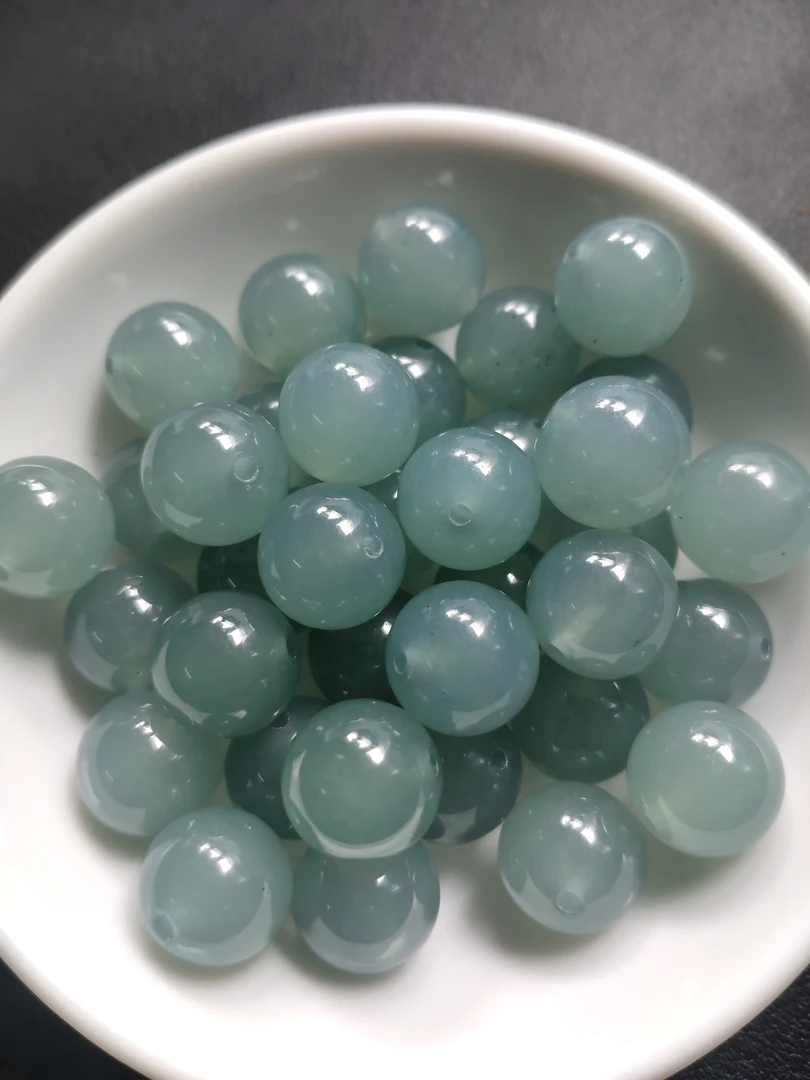 天然散珠w1484高冰蓝水10mm*20颗