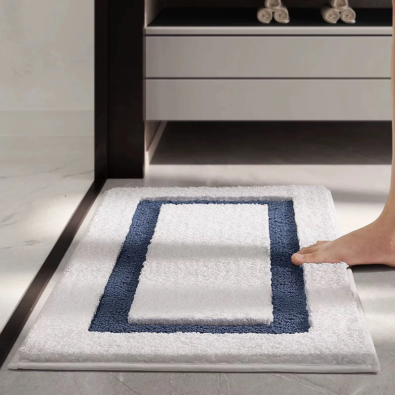 五星级酒店地巾浴室吸水地垫卫生间洗手台加厚防滑脚垫厕所地毯