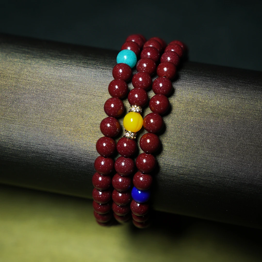 【正品保真】五行三圈高品质帝王砂紫金砂红砂晶体砂