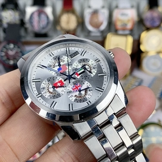 钢金属合金石英机芯