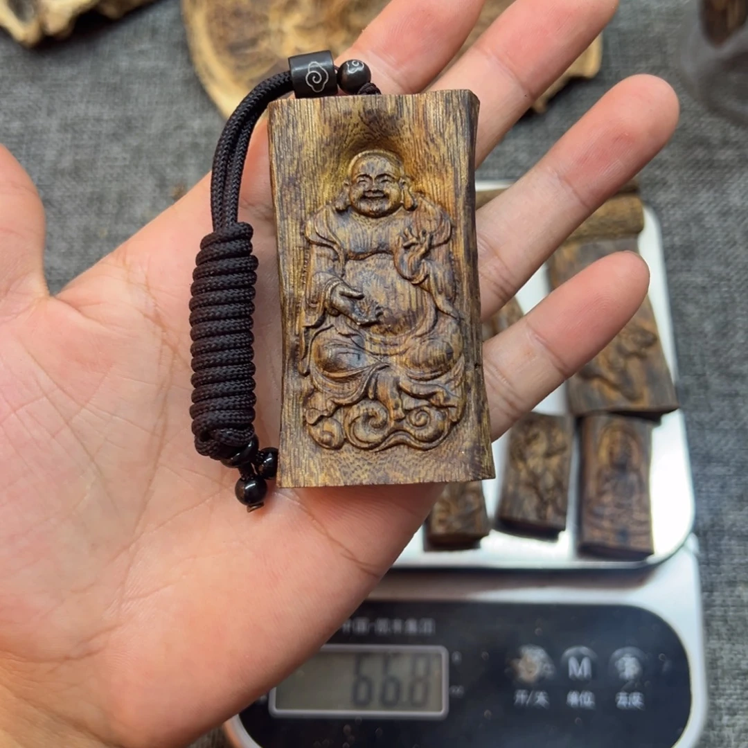 ABS大牌子雕刻弥勒佛