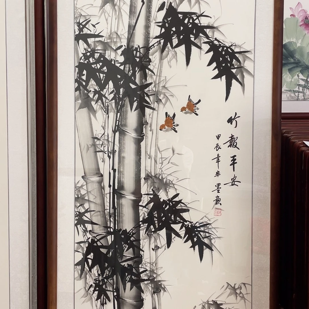 国画带框尺寸63*123厘米