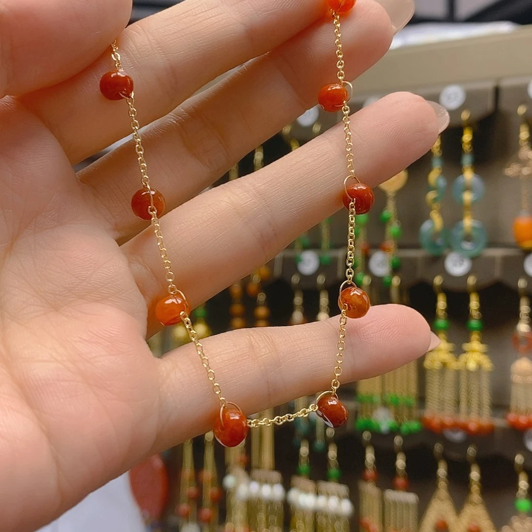 翡翠合金耳饰翡翠