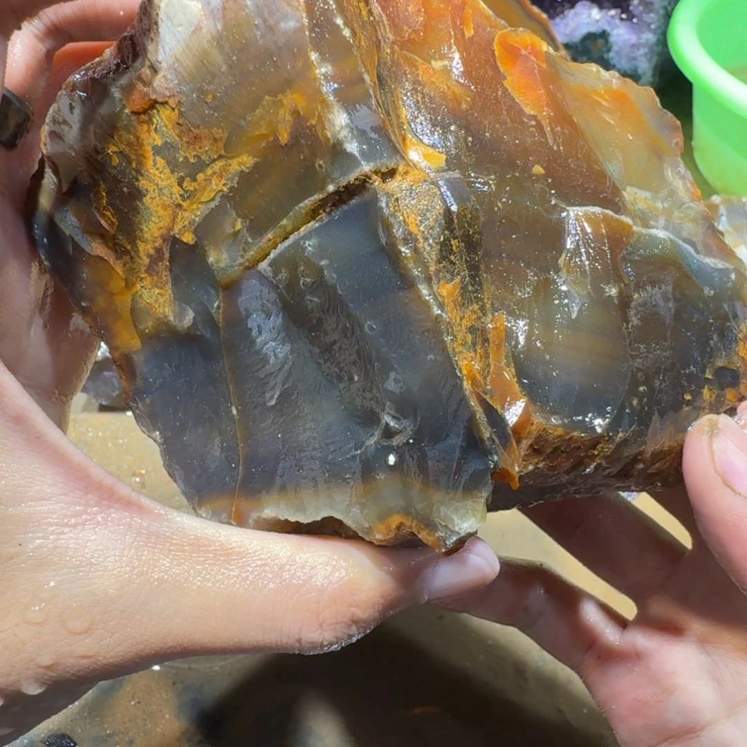 未镶嵌玛瑙/玉髓珠宝半成品