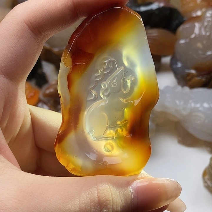 玛瑙/玉髓合金颈饰