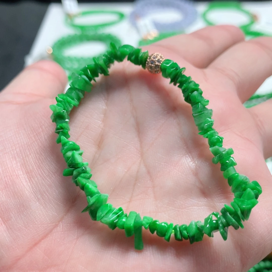 翡翠未镶嵌手链翡翠
