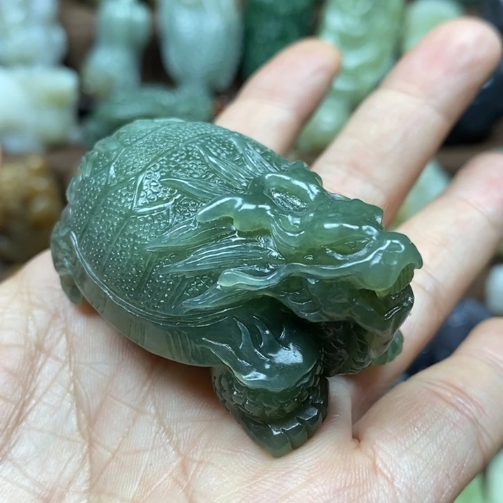 和田玉颈饰未镶嵌沧**田