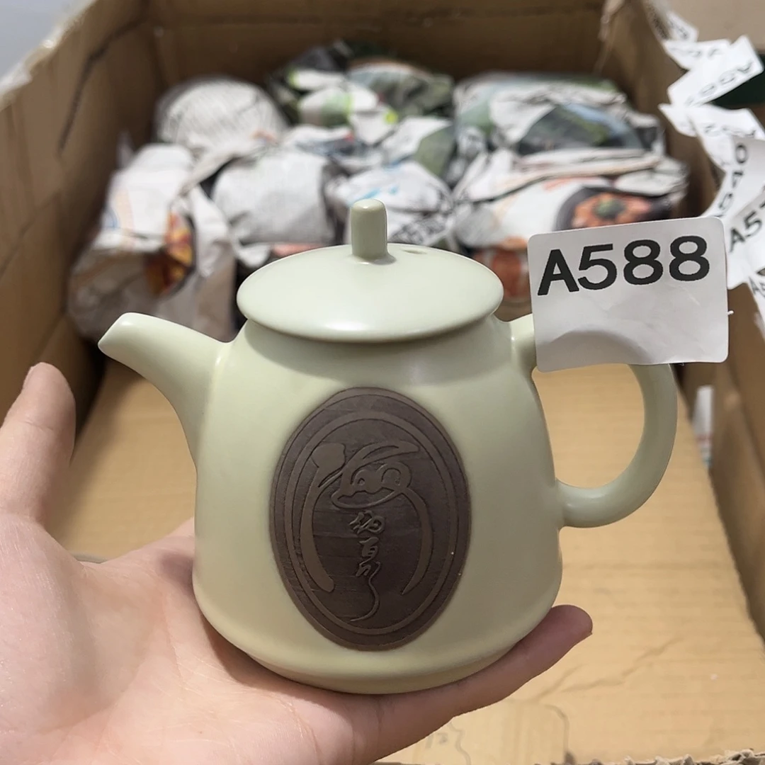 瓷片茶摆件工艺品摆件666