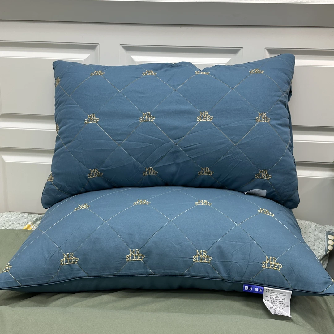 【新疆包邮】枕头酒店家用护颈款羽丝绒水洗枕芯高回弹学生宿舍专用