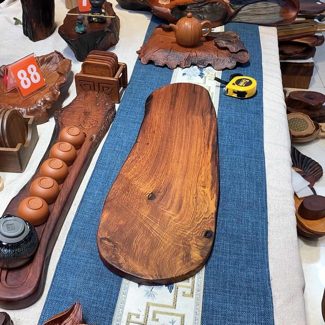 老挝酸枝干泡茶盘