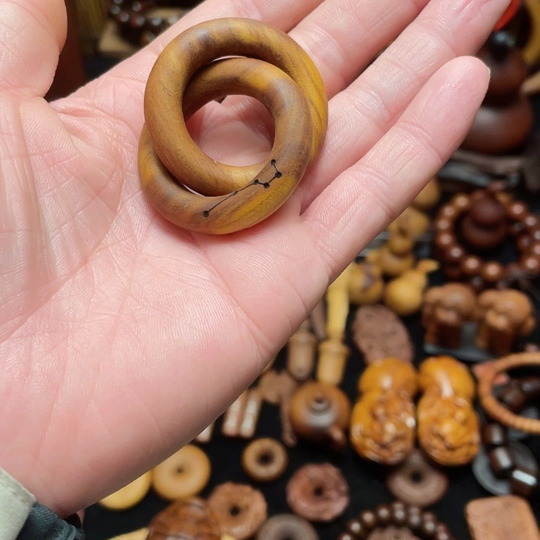 枣木轮****n桃木小乾坤圈一物一拍