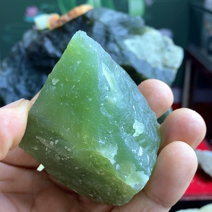 蛇纹石玉未镶嵌珠宝岫玉原石