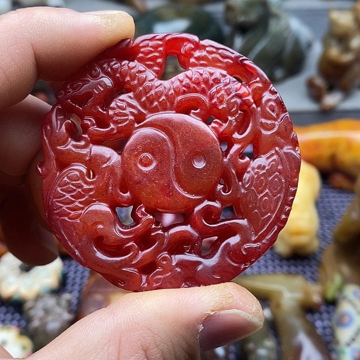 未镶嵌蛇纹石玉颈饰