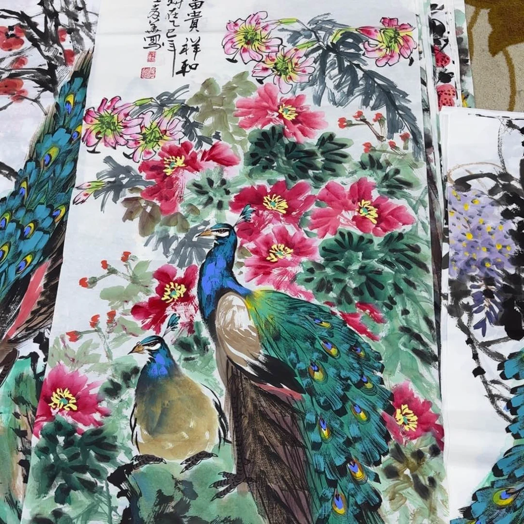 国画王孝华李欣主播