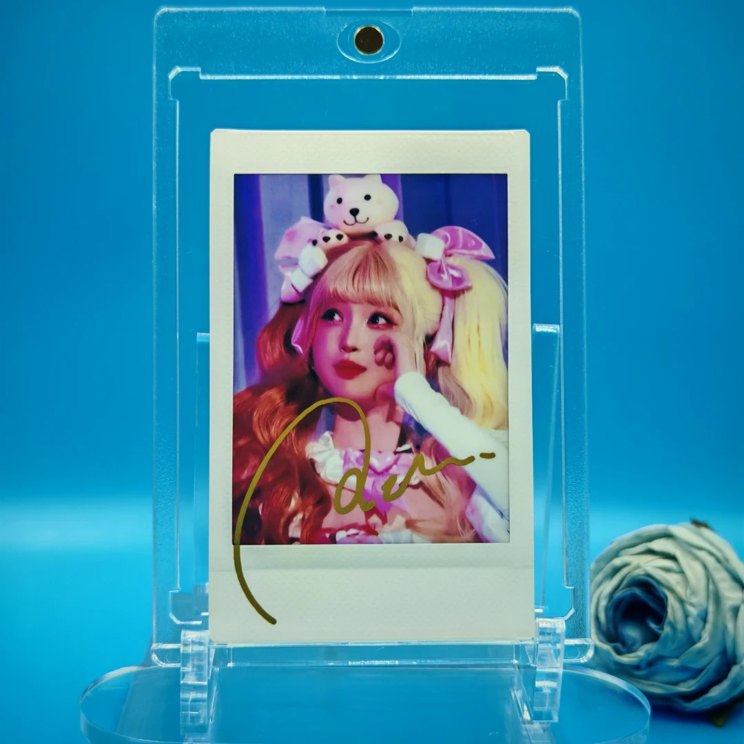 Z1340【虞书欣】 签名正品拍立得照片 白边