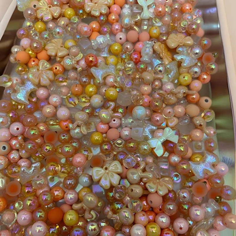 创意手工DIY材料卖散珠配饰