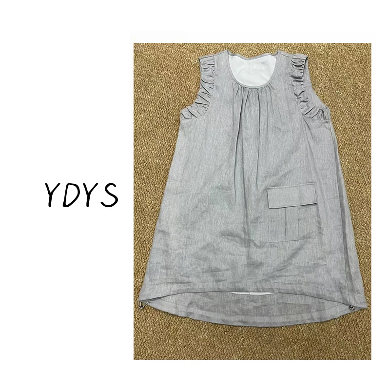 【YDYS】25K00138 2025新款时尚气质小众无袖简约连衣裙