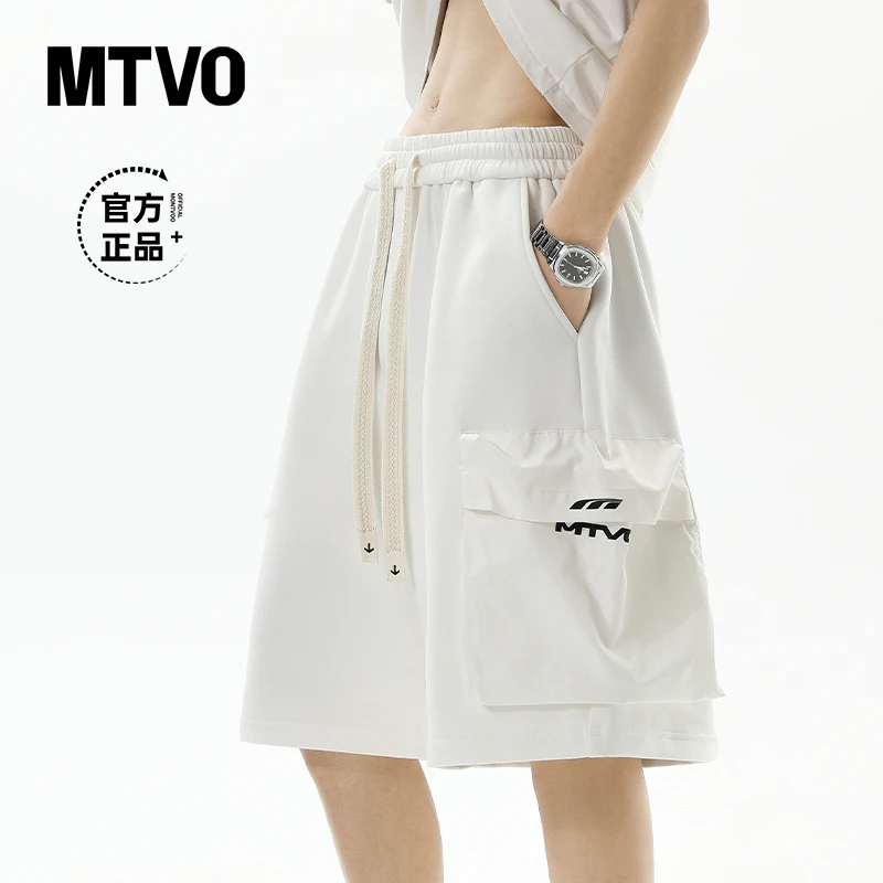 粉丝回馈夏季男士大口袋印花运动潮流短裤百搭直筒宽松中裤5193